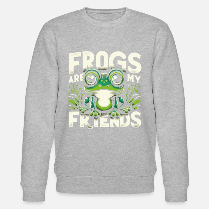 Frog Toad - Stanley/Stella CHANGER Unisex Organic Sweatshirt - heather grey