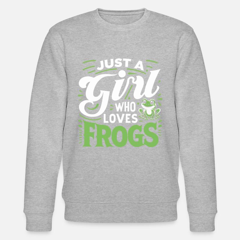 Frog Toad - Stanley/Stella CHANGER Unisex Organic Sweatshirt - heather grey
