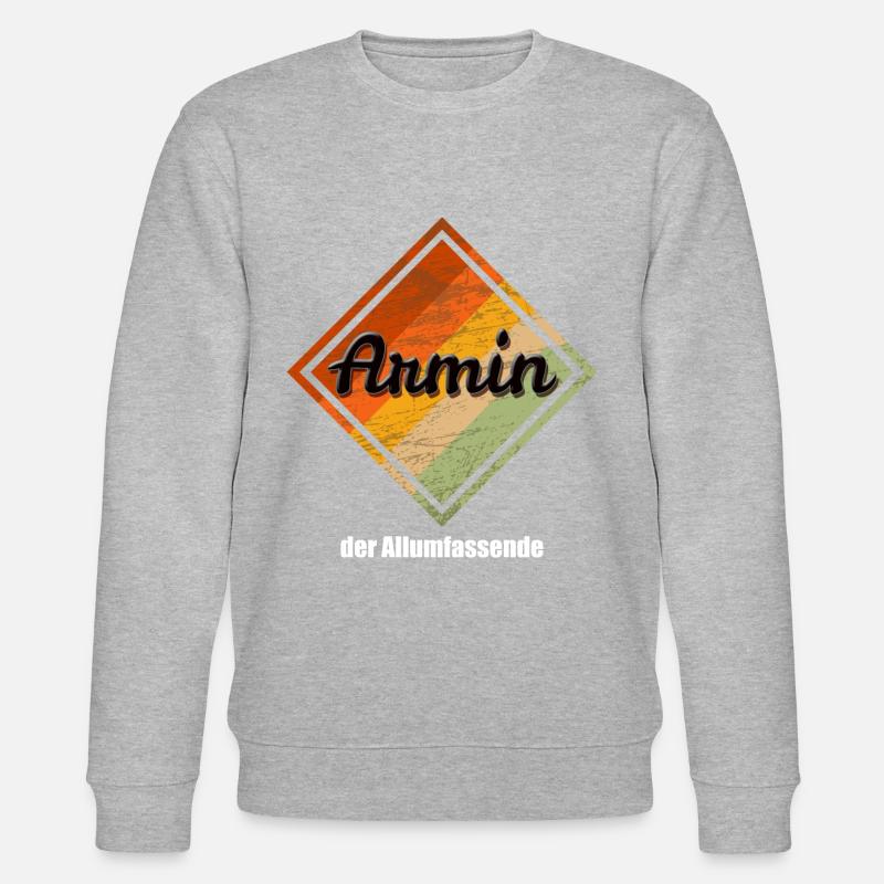 Armin - Stanley/Stella Unisex Bio-Sweatshirt CHANGER  - Grau meliert