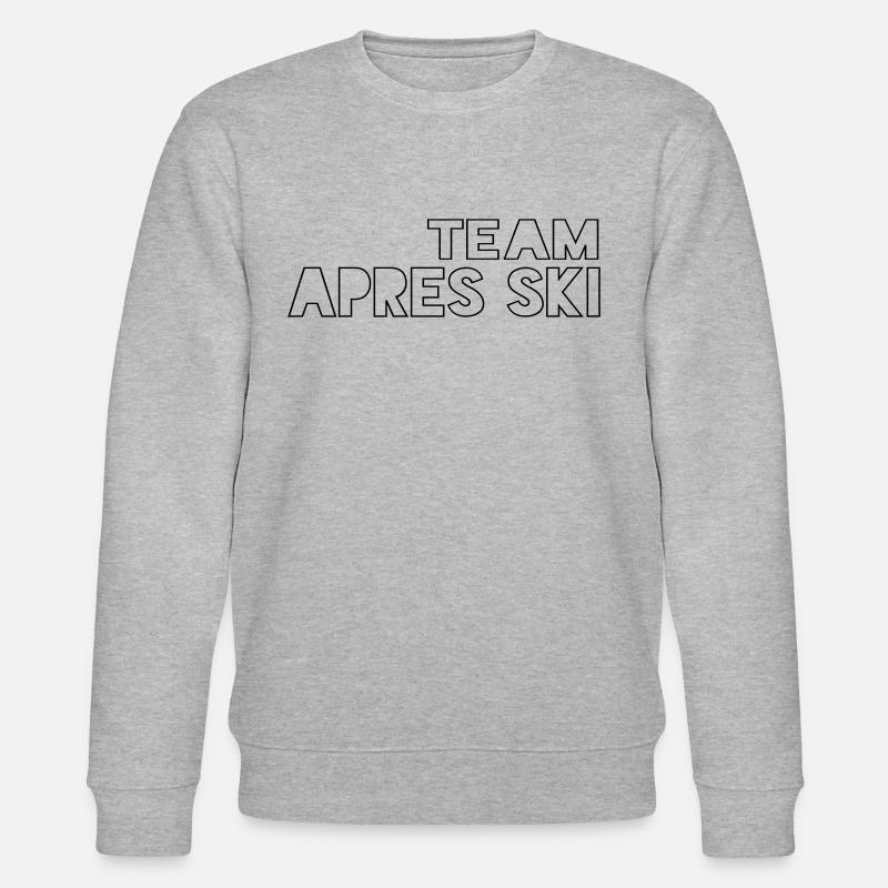 Team Apres Ski - Stanley/Stella Unisex Bio-Sweatshirt CHANGER  - Grau meliert