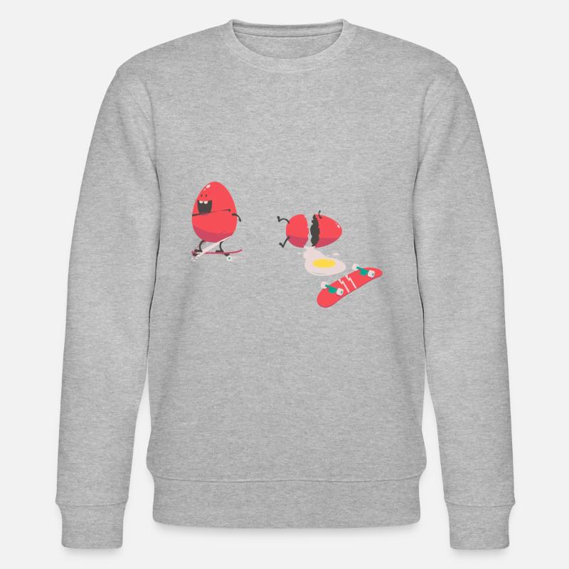 Happy Easter 2019 | Egg egg egg - Stanley/Stella CHANGER Unisex Organic Sweatshirt - heather grey