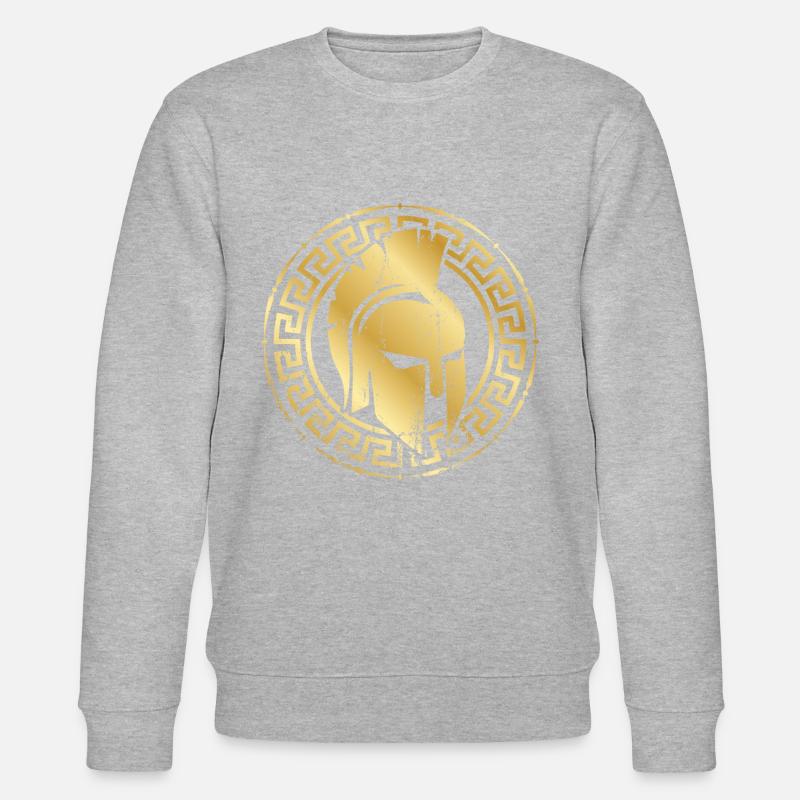 spartaner helm gold - Stanley/Stella Unisex Bio-Sweatshirt CHANGER  - Grau meliert