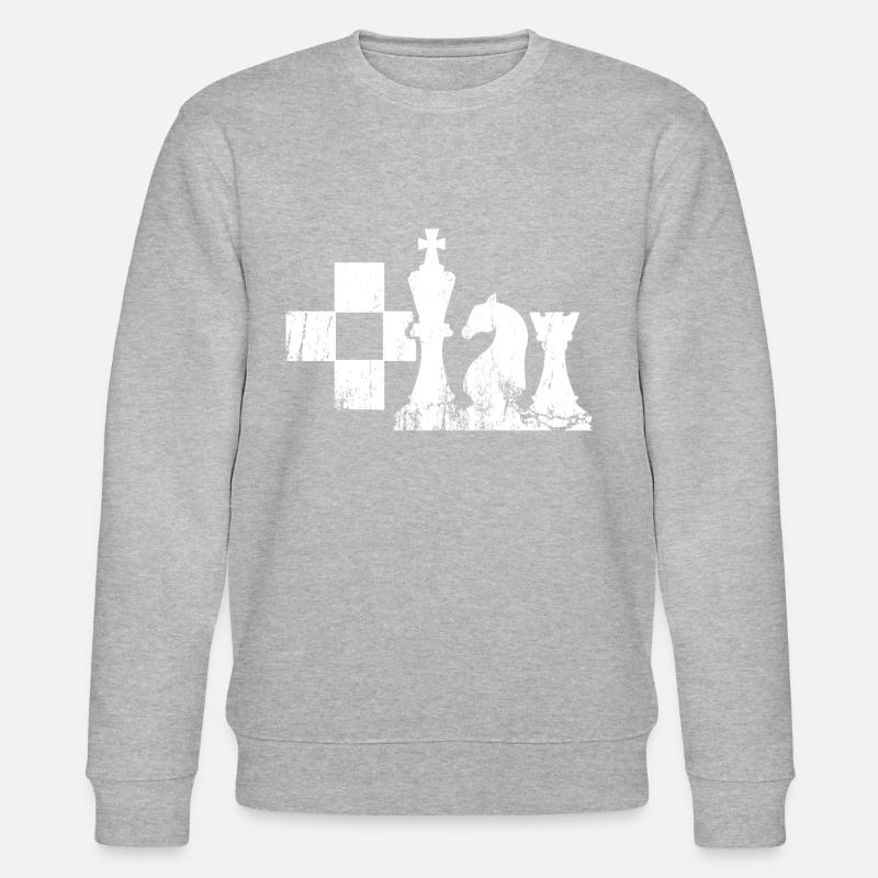 Jeu d'échecs jeu d'échecs - Sweat bio CHANGER Stanley/Stella Unisexe - gris chiné