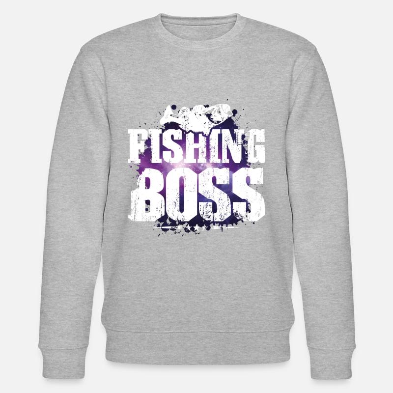 Patron de pêcheur de pêche - Sweat bio CHANGER Stanley/Stella Unisexe - gris chiné