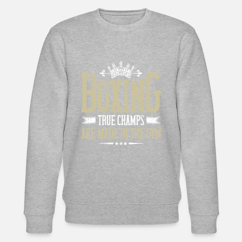 boxe champ 2000 - Sweat bio CHANGER Stanley/Stella Unisexe - gris chiné