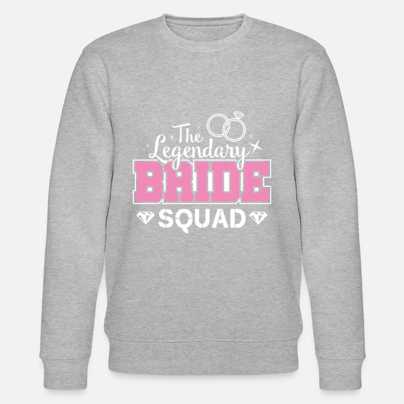 Bride Squad Junggesllinnenabschied - Sweat bio CHANGER Stanley/Stella Unisexe - gris chiné