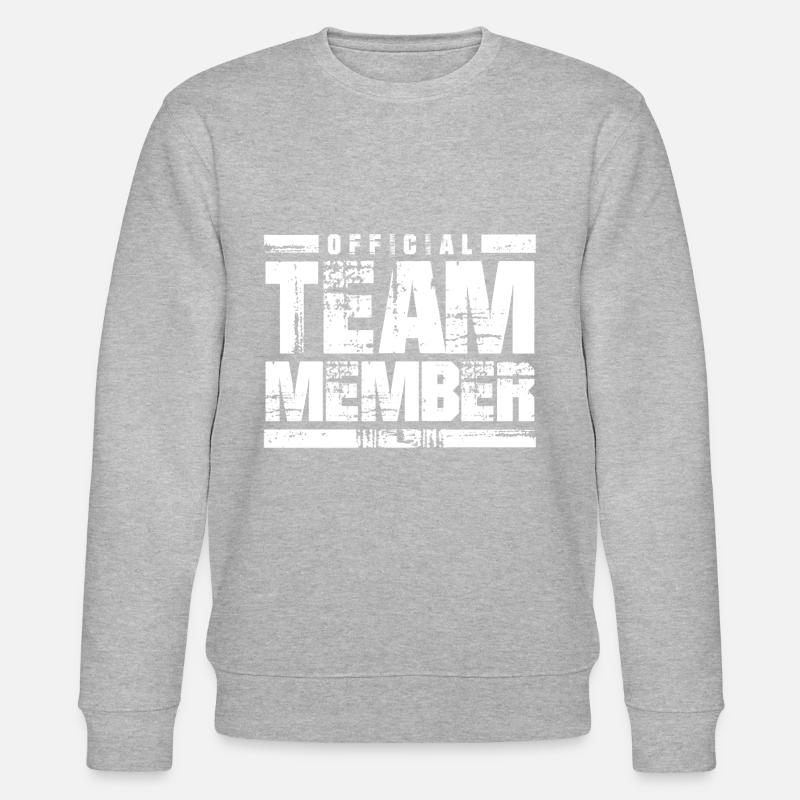 Team Member Official - Stanley/Stella CHANGER Unisex Organic Sweatshirt - heather grey