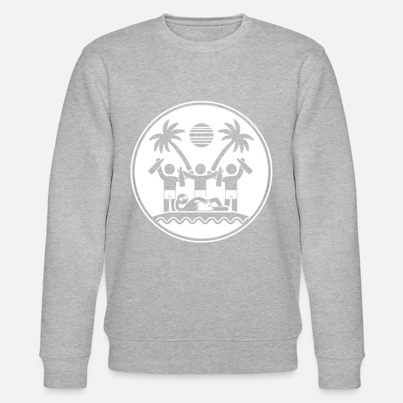 Fête vacances symbole été - Sweat bio CHANGER Stanley/Stella Unisexe - gris chiné