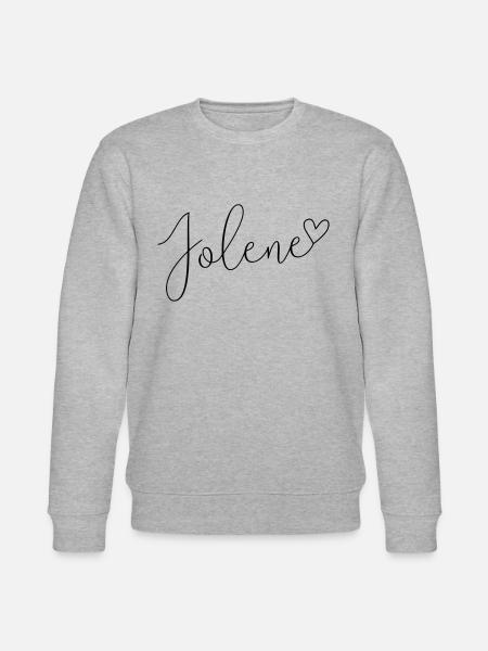 Jolene Name First Name Girl - Stanley/Stella CHANGER Unisex Organic Sweatshirt - heather grey