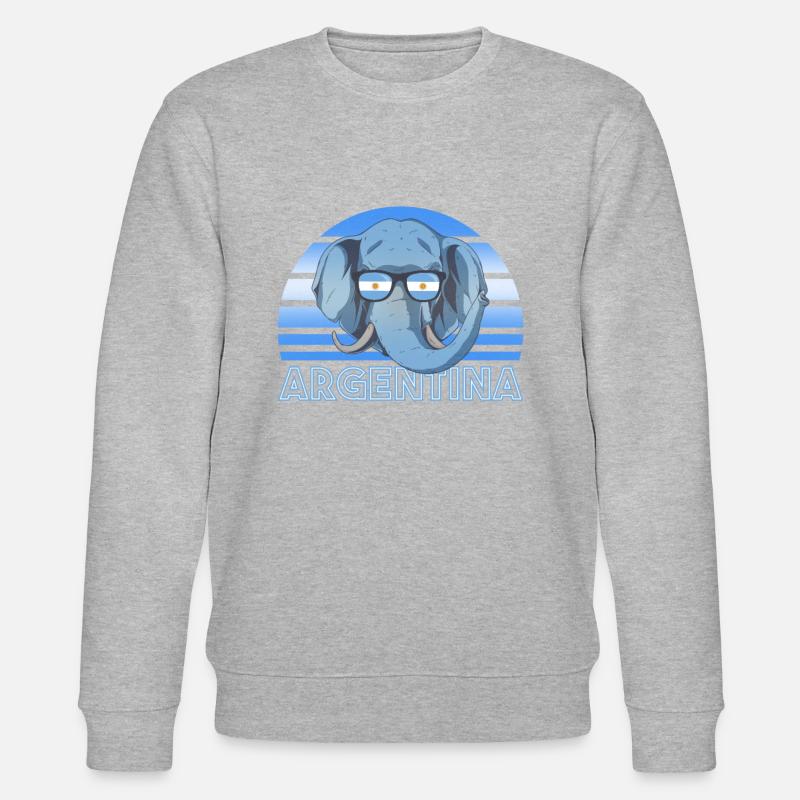 Argentinien - Stanley/Stella Unisex Bio-Sweatshirt CHANGER  - Grau meliert