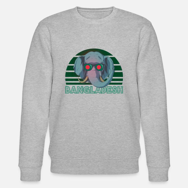 Bangladesch - Stanley/Stella Unisex Bio-Sweatshirt CHANGER  - Grau meliert