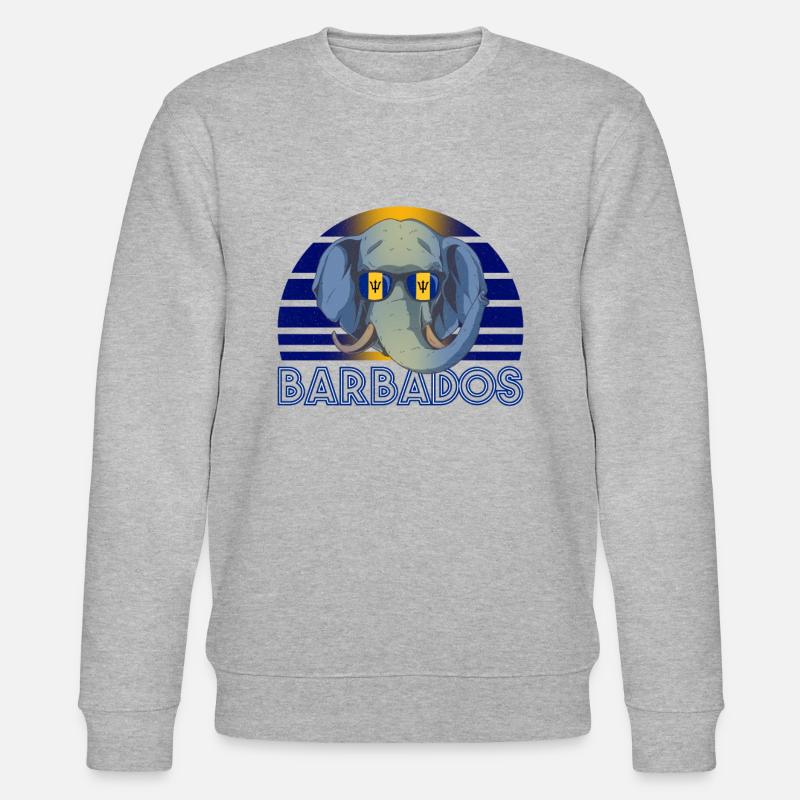 Barbados - Stanley/Stella Unisex Bio-Sweatshirt CHANGER  - Grau meliert