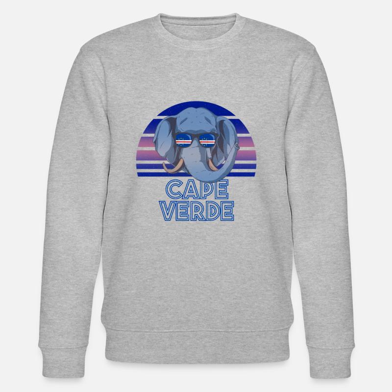 Kap Verde - Stanley/Stella Unisex Bio-Sweatshirt CHANGER  - Grau meliert