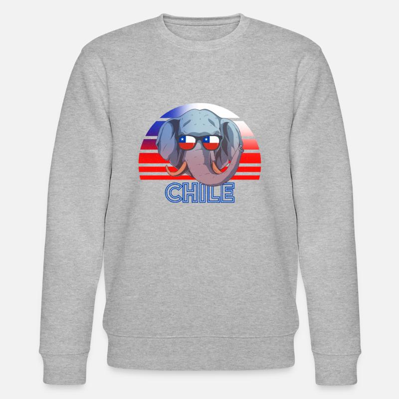 Chile - Stanley/Stella Unisex Bio-Sweatshirt CHANGER  - Grau meliert