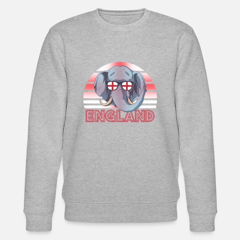 England - Stanley/Stella Unisex Bio-Sweatshirt CHANGER  - Grau meliert