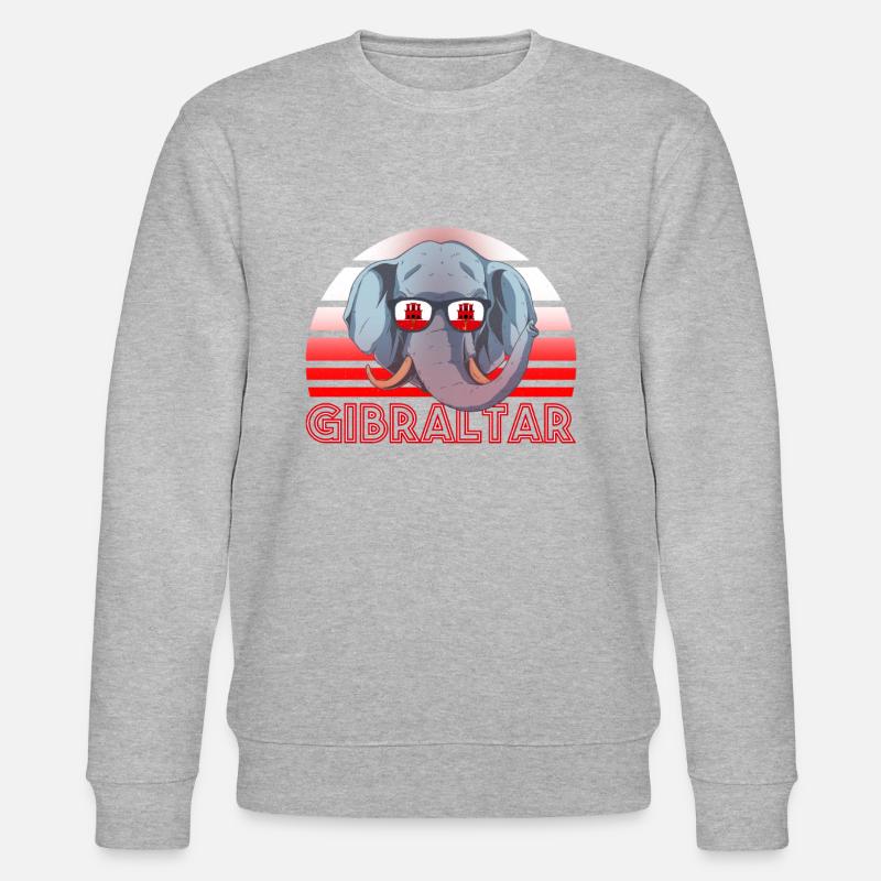 Gibraltar - Stanley/Stella Unisex Bio-Sweatshirt CHANGER  - Grau meliert