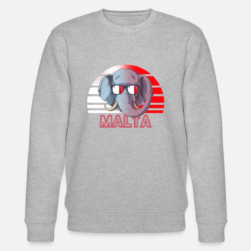 Malte - Sweat bio CHANGER Stanley/Stella Unisexe - gris chiné