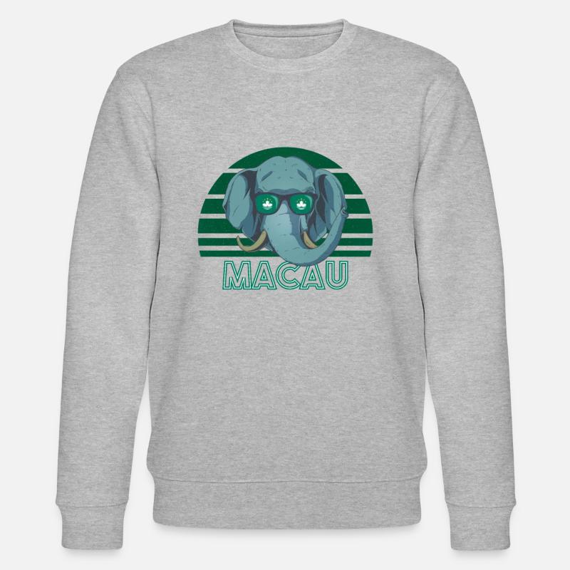 Macao - Sweat bio CHANGER Stanley/Stella Unisexe - gris chiné