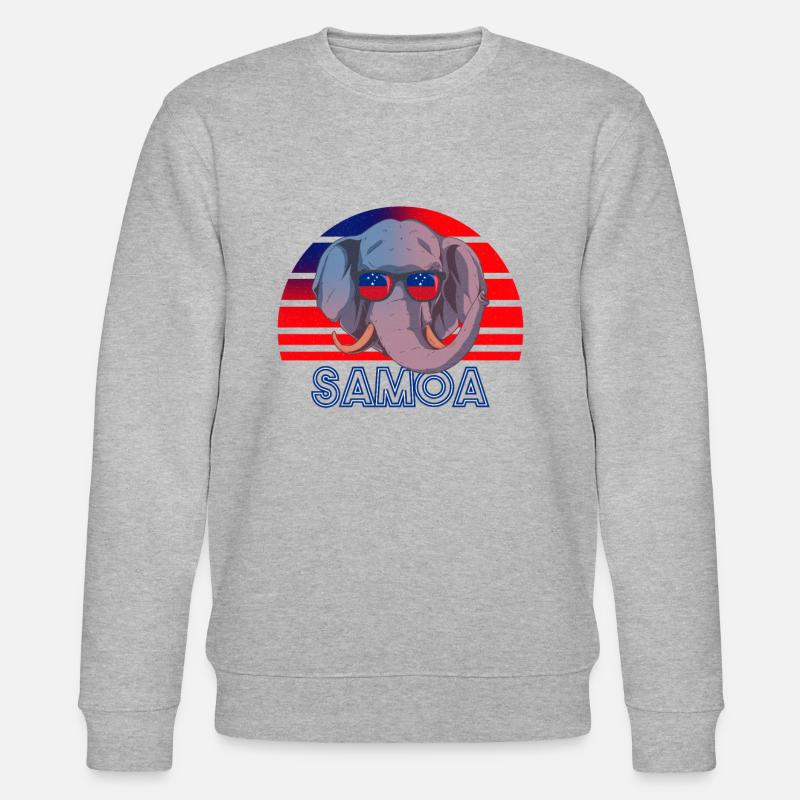 Samoa - Sweat bio CHANGER Stanley/Stella Unisexe - gris chiné