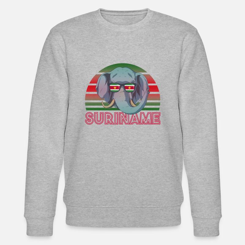 Suriname - Stanley/Stella Unisex Bio-Sweatshirt CHANGER  - Grau meliert