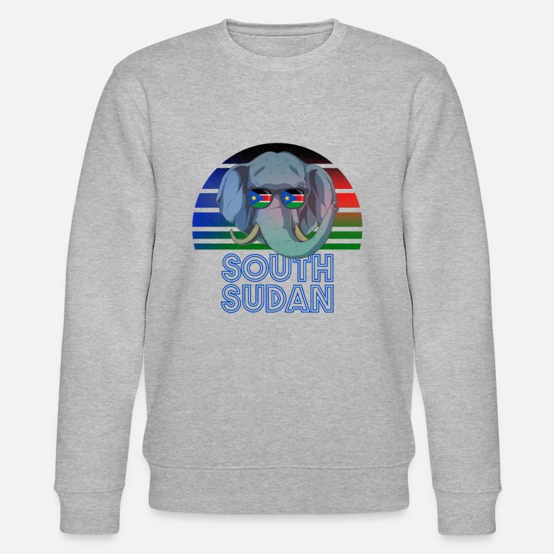 Sud Soudan - Sweat bio CHANGER Stanley/Stella Unisexe - gris chiné