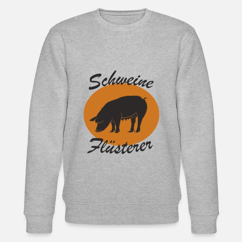 Drôle de cochons - Sweat bio CHANGER Stanley/Stella Unisexe - gris chiné