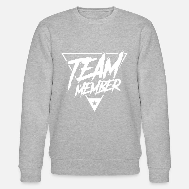 team member triangle - Sweat bio CHANGER Stanley/Stella Unisexe - gris chiné