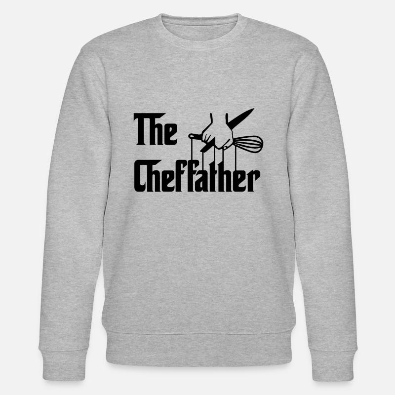 Le Cheffather Papa Cuisine - Sweat bio CHANGER Stanley/Stella Unisexe - gris chiné