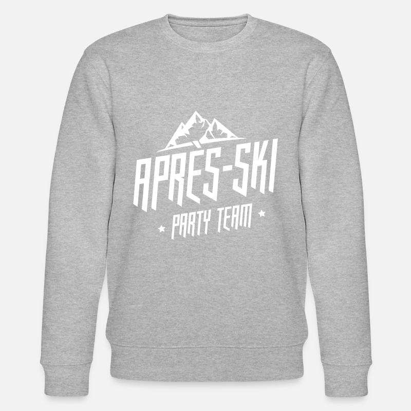 fête d'équipe après ski - Sweat bio CHANGER Stanley/Stella Unisexe - gris chiné