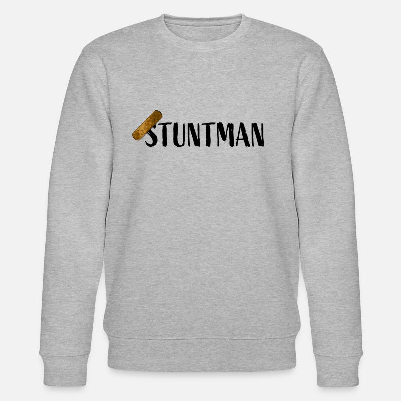 Stuntman - Stanley/Stella Unisex Bio-Sweatshirt CHANGER  - Grau meliert