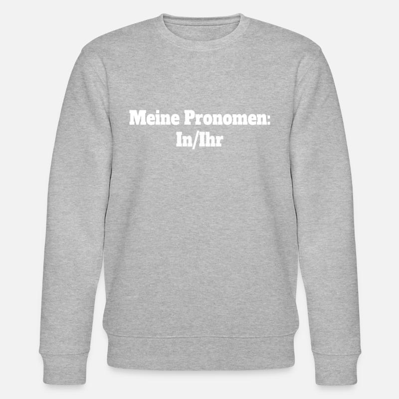 Lustige Statement Sprüche | Geschenkidee Männer - Stanley/Stella Unisex Bio-Sweatshirt CHANGER  - Grau meliert