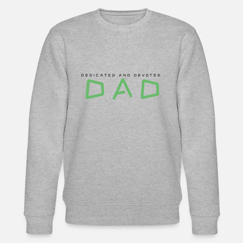 Papa - Stanley/Stella Unisex Bio-Sweatshirt CHANGER  - Grau meliert