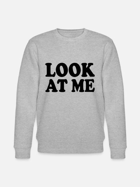 Look at me - Stanley/Stella CHANGER Unisex Organic Sweatshirt - heather grey