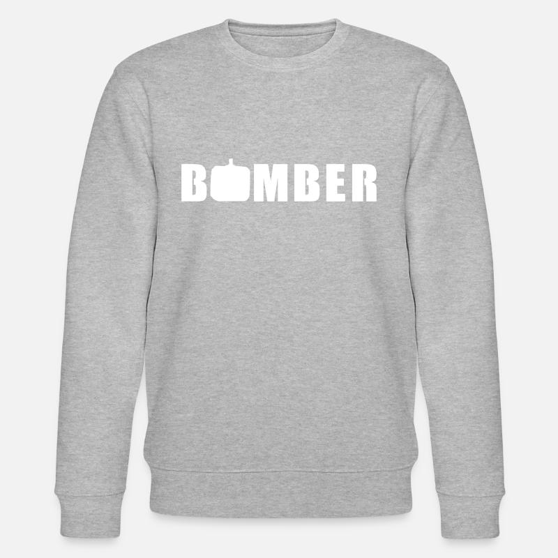 Pyro Bomber - Sweat bio CHANGER Stanley/Stella Unisexe - gris chiné