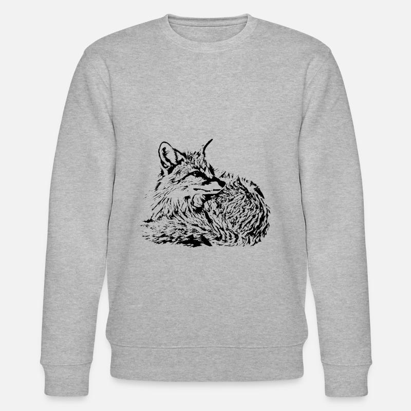Fuchs - Stanley/Stella Unisex Bio-Sweatshirt CHANGER  - Grau meliert