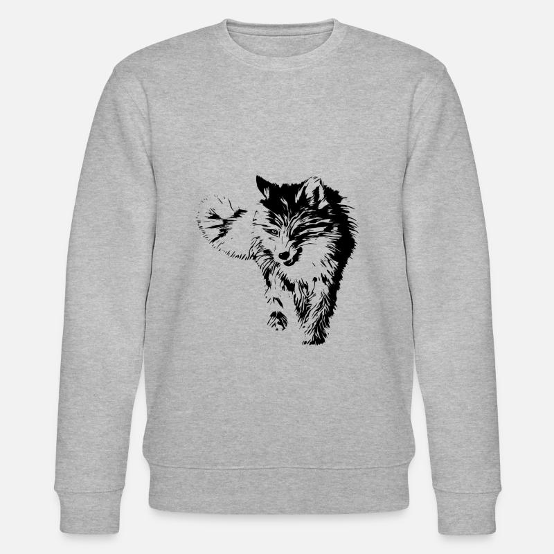 Fuchs - Stanley/Stella Unisex Bio-Sweatshirt CHANGER  - Grau meliert