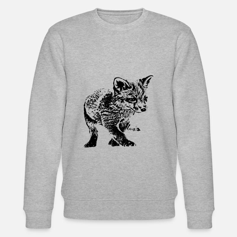 Fuchs - Stanley/Stella Unisex Bio-Sweatshirt CHANGER  - Grau meliert