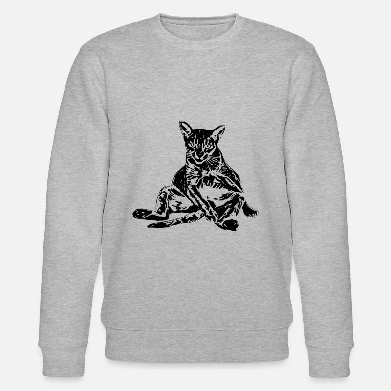 Chat - Sweat bio CHANGER Stanley/Stella Unisexe - gris chiné