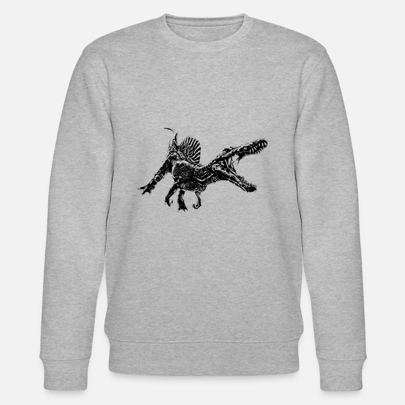 Spinosaurus - Sweat bio CHANGER Stanley/Stella Unisexe - gris chiné
