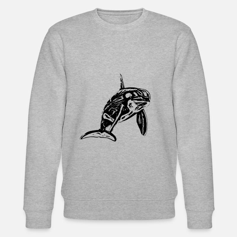 Orca - Sweat bio CHANGER Stanley/Stella Unisexe - gris chiné