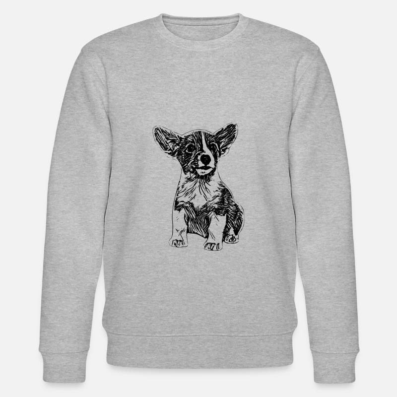 Jack Russell - Sweat bio CHANGER Stanley/Stella Unisexe - gris chiné