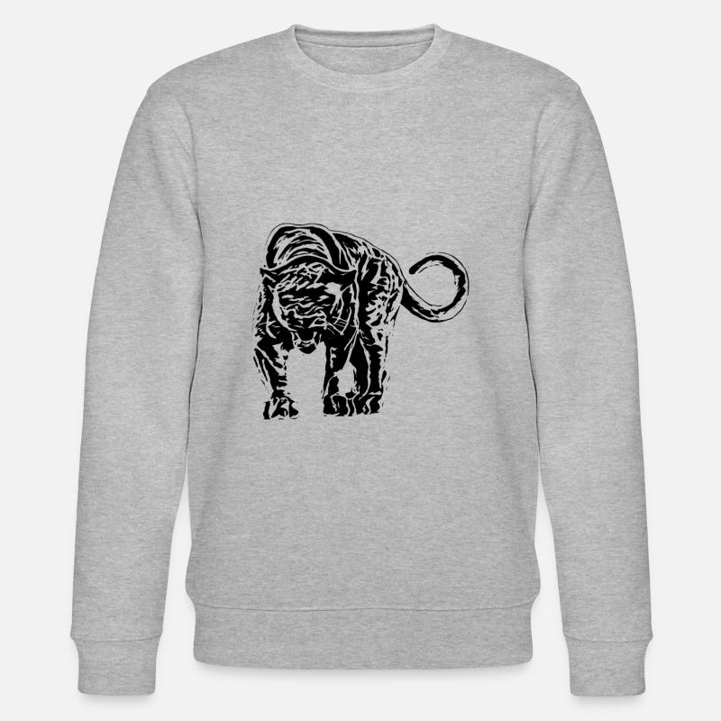 Panther - Stanley/Stella Unisex Bio-Sweatshirt CHANGER  - Grau meliert