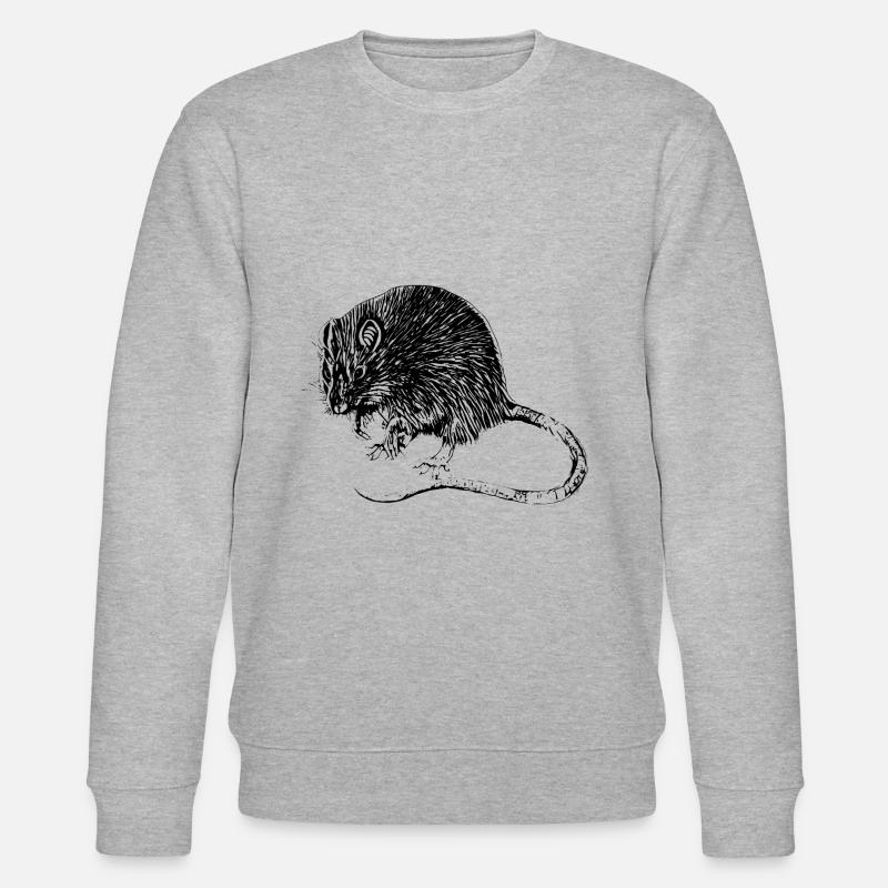 Ratte - Stanley/Stella Unisex Bio-Sweatshirt CHANGER  - Grau meliert