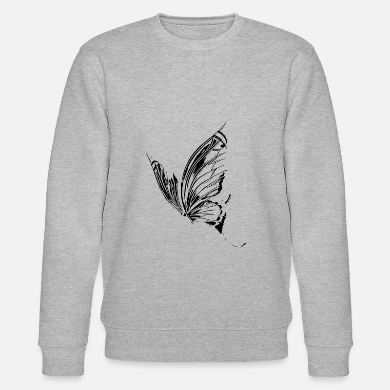papillon - Sweat bio CHANGER Stanley/Stella Unisexe - gris chiné