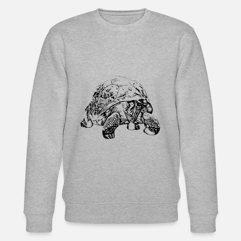 Schildkröte - Stanley/Stella Unisex Bio-Sweatshirt CHANGER  - Grau meliert