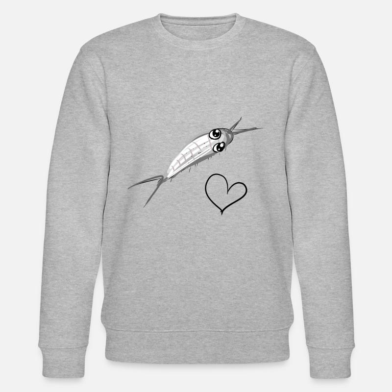 Tier Insekt - Stanley/Stella Unisex Bio-Sweatshirt CHANGER  - Grau meliert