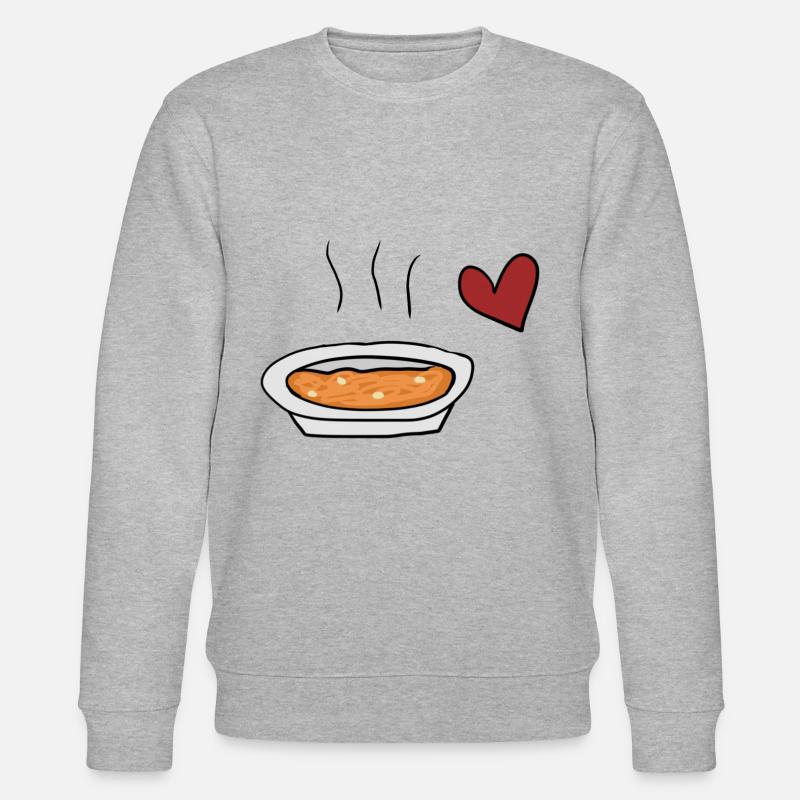 Suppe rotes - Stanley/Stella Unisex Bio-Sweatshirt CHANGER  - Grau meliert