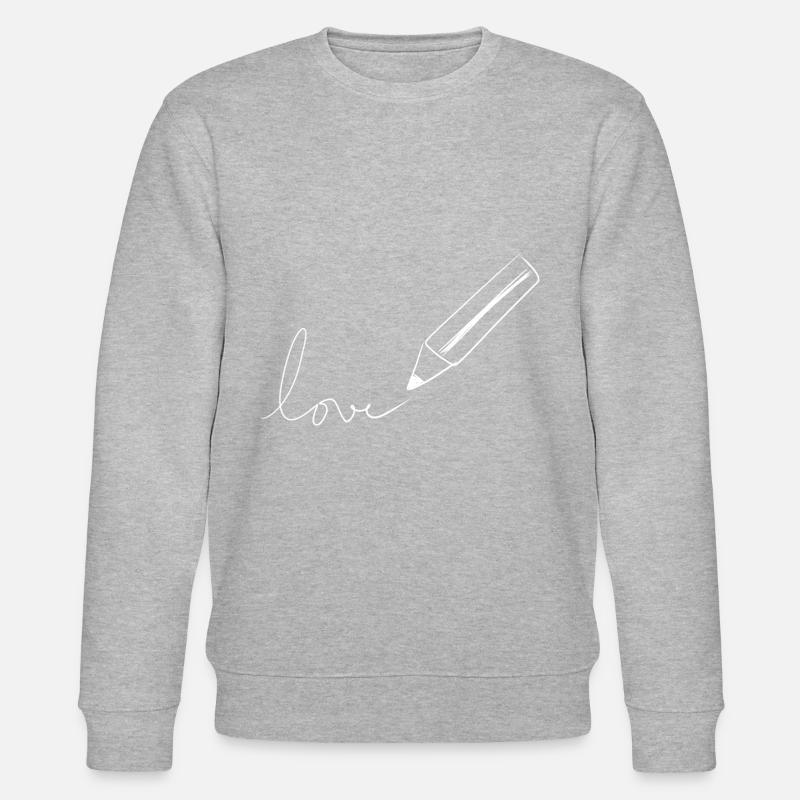stylo à dessiner - Sweat bio CHANGER Stanley/Stella Unisexe - gris chiné