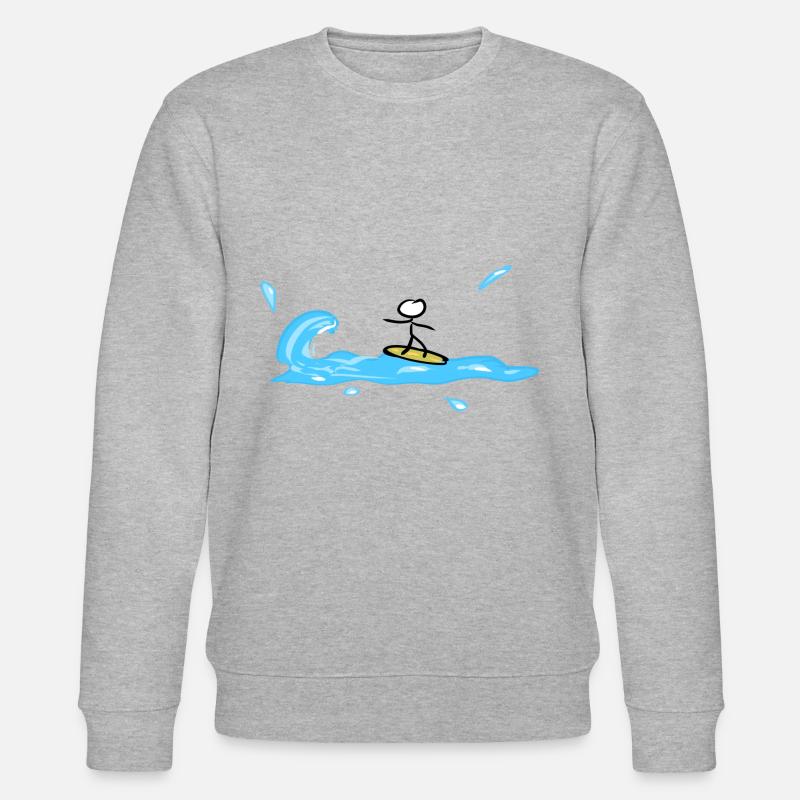Sport Surf Natation Eau - Sweat bio CHANGER Stanley/Stella Unisexe - gris chiné