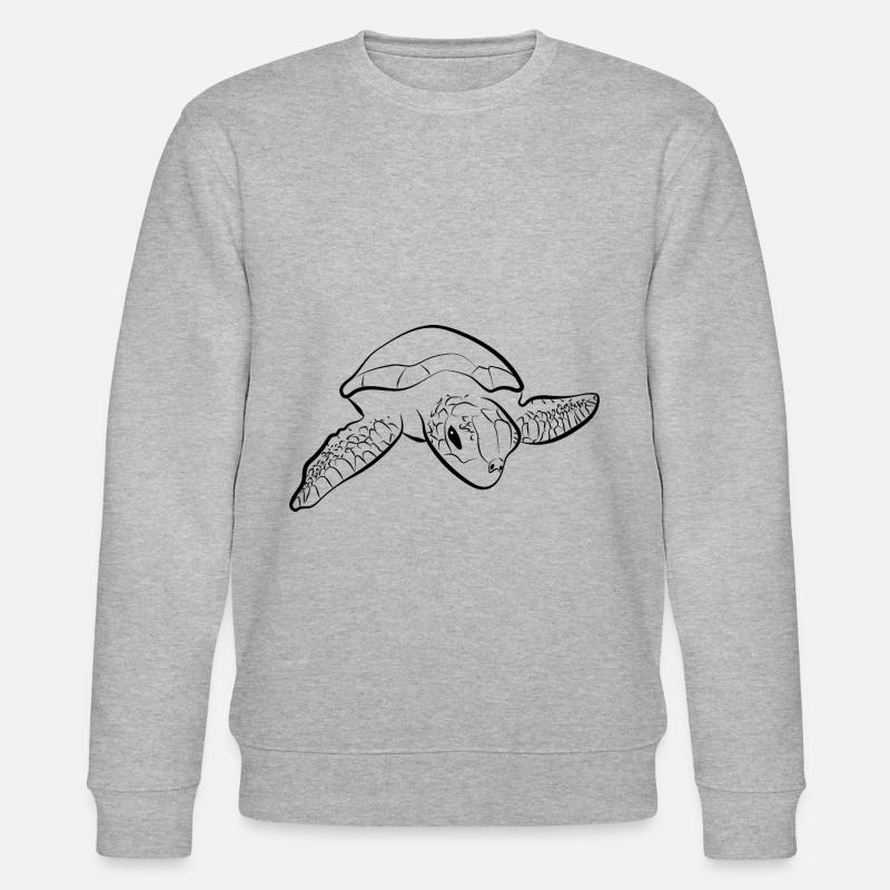 Turtle Turtle - Stanley/Stella CHANGER Unisex Organic Sweatshirt - heather grey